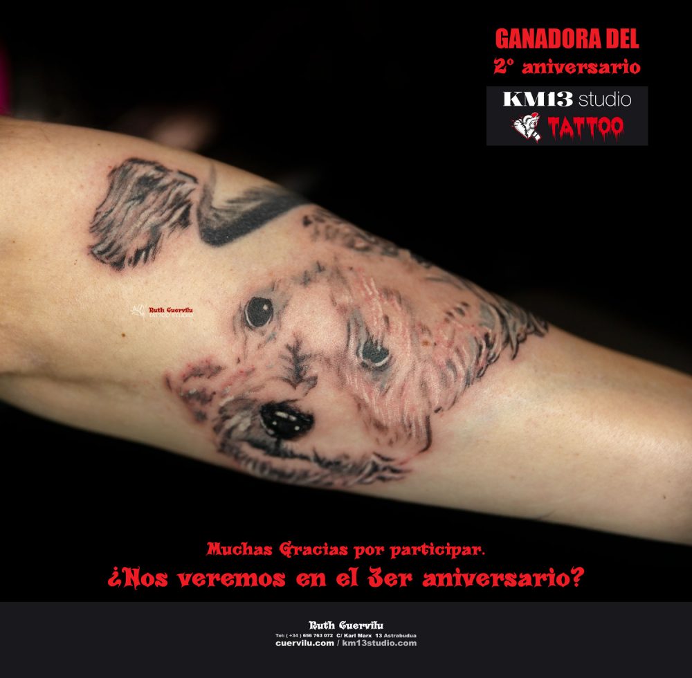 Amaia Ganadora 2 aniversario km13 studio - ruth cuervilu tattoo - estudio de tatuajes en astrabudua erandio bizkaia bilbao